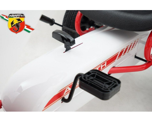 Дитячий педальний картинг ABARTH Білий