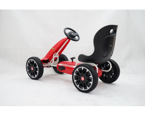 Дитячий педальний картинг ABARTH Червоний
