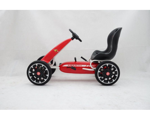 Дитячий педальний картинг ABARTH Червоний