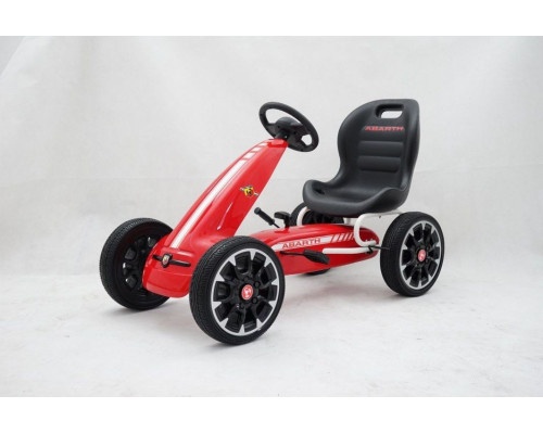 Дитячий педальний картинг ABARTH Червоний