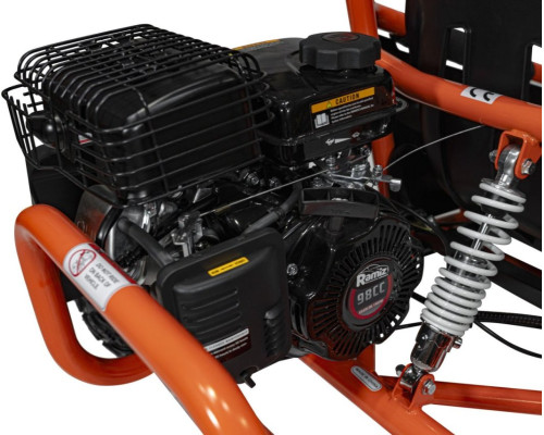 Дитячий акумуляторний картинг Gokart MUD MONSTER Помаранчевий