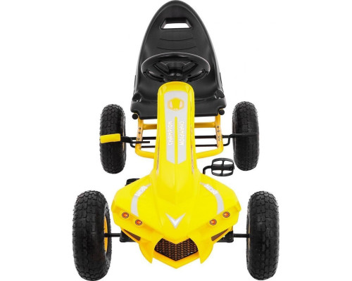 Дитячий педальний картинг Чемпіон 3+ Жовтий