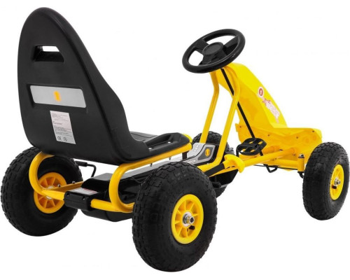 Дитячий педальний картинг Чемпіон 3+ Жовтий