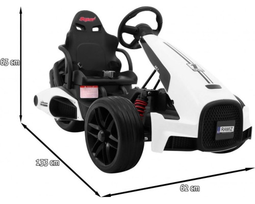 Дитячий акумуляторний картинг Bolid XR-1 Білий