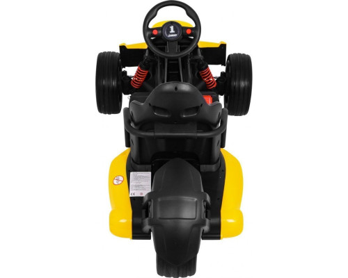 Дитячий акумуляторний картинг Bolid XR-1 Жовтий