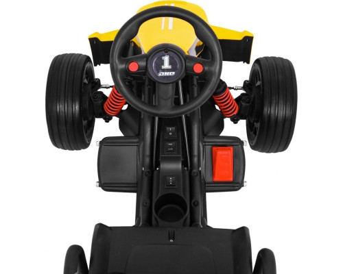 Дитячий акумуляторний картинг Bolid XR-1 Жовтий