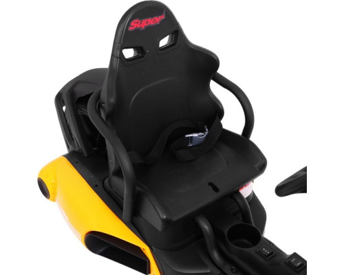 Дитячий акумуляторний картинг Bolid XR-1 Жовтий