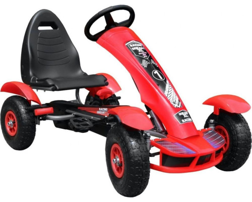 Дитячий педальний картинг Racing XL 3+ Червоний