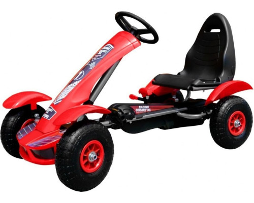 Дитячий педальний картинг Racing XL 3+ Червоний