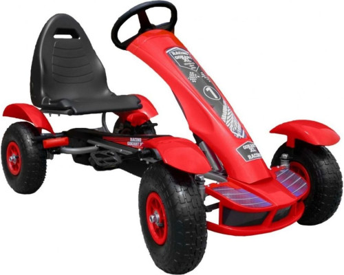 Дитячий педальний картинг Racing XL 3+ Червоний