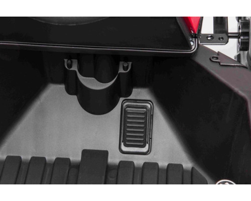 Дитячий акумуляторний трактор BLAST з причепом червоний