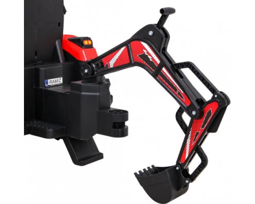 Дитячий акумуляторний трактор З Причепом 720-T Червоний