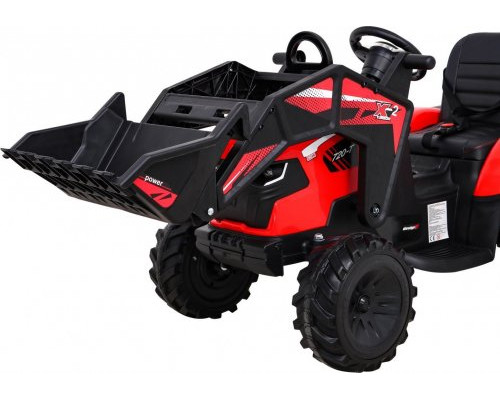 Дитячий акумуляторний трактор З Причепом 720-T Червоний