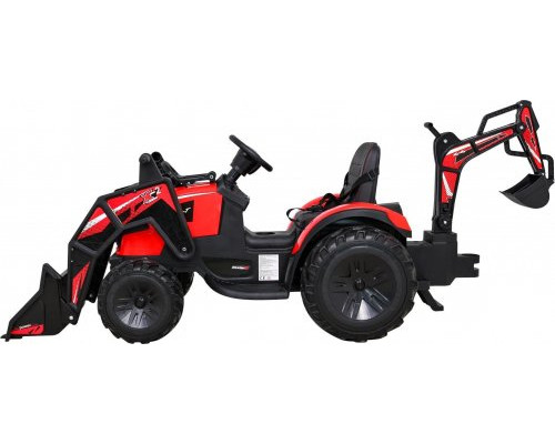 Дитячий акумуляторний трактор З Причепом 720-T Червоний