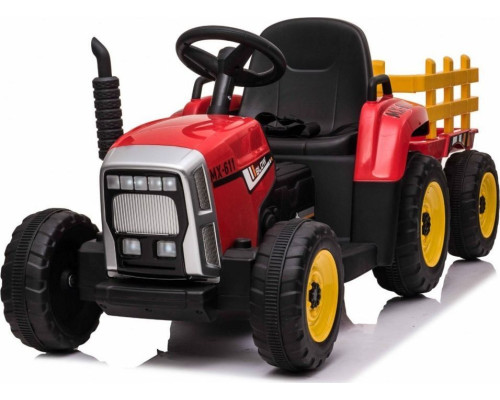 Дитячий акумуляторний трактор з причепом BLOW Червоний