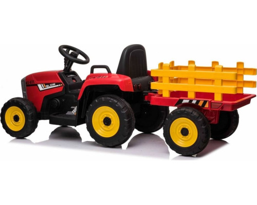 Дитячий акумуляторний трактор з причепом BLOW Червоний