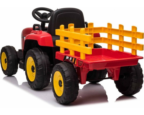 Дитячий акумуляторний трактор з причепом BLOW Червоний