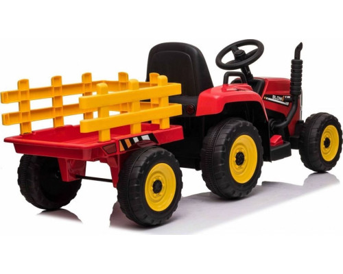 Дитячий акумуляторний трактор з причепом BLOW Червоний