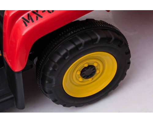 Дитячий акумуляторний трактор з причепом BLOW Червоний