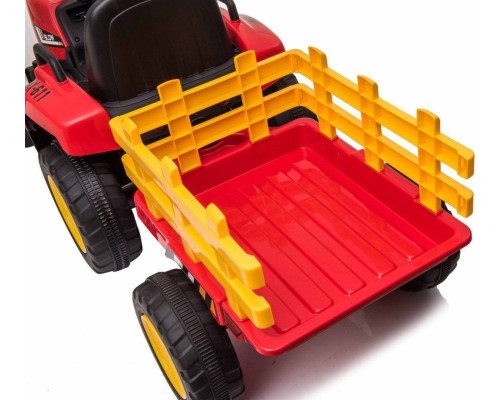 Дитячий акумуляторний трактор з причепом BLOW Червоний