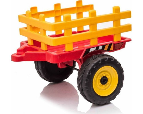 Дитячий акумуляторний трактор з причепом BLOW Червоний