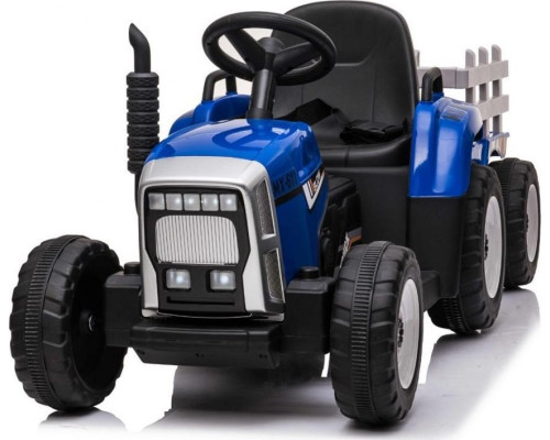 Дитячий акумуляторний трактор з причепом BLOW Синій