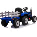 Дитячий акумуляторний трактор з причепом BLOW Синій