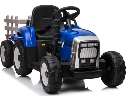 Дитячий акумуляторний трактор з причепом BLOW Синій