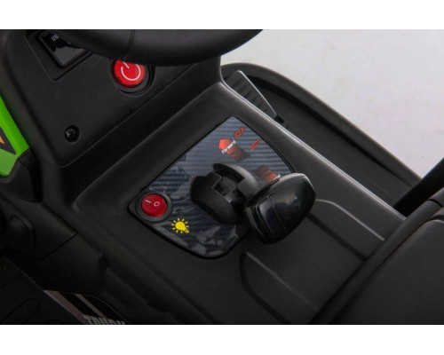 Дитячий акумуляторний трактор з причепом BLOW Зелений