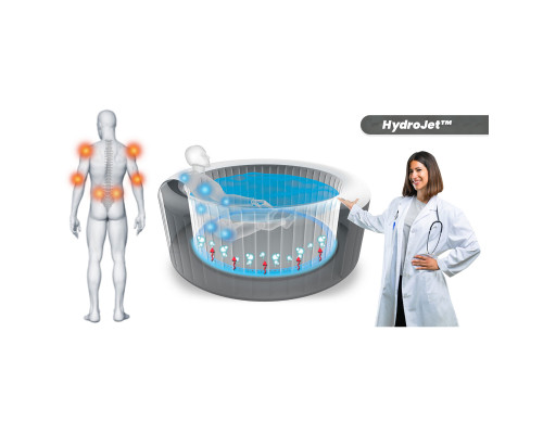 Джакузі-SPA надувне Bestway 6001R Lay-Z Cabo 6‑місне