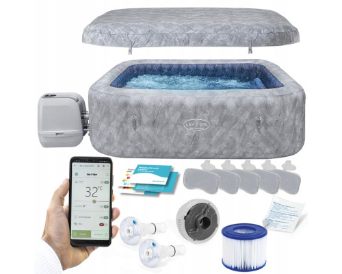 Джакузі-SPA надувне Bestway 6001Q Lay‑Z San Francisco Pro 7‑місне