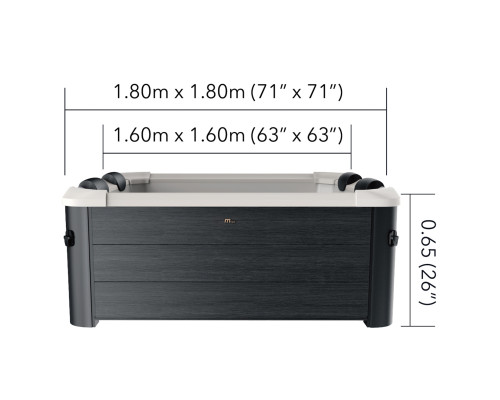 Джакузі садове MSpa Frame Oslo 160 см х 65 см 6-місне