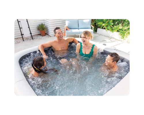 Джакузі-SPA Intex 28450 надувне 4-місне Джакузі-SPA Intex 28450 надувне 4-місне