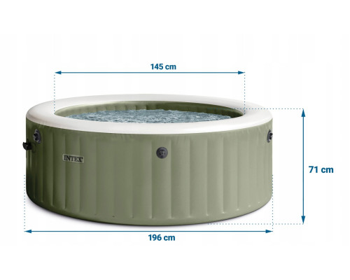 Джакузі-SPA надувне Intex 28426NP 4-місне
