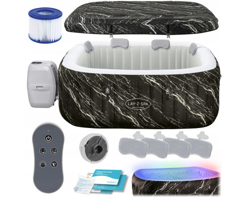 Джакузі-SPA надувне Bestway 6001F SPA Lay‑Z Hollywood 6‑місне