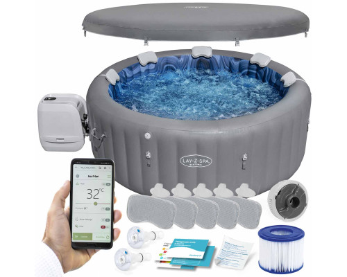 Джакузі-SPA надувне Bestway 6001T Lay-Z Santorini Pro 7-місне