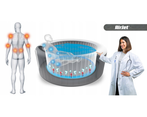 Джакузі-SPA надувне Bestway 6001D SPA Lay‑Z Miami Green 6‑місне