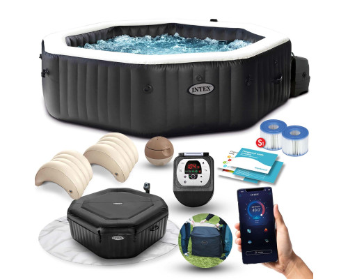 Джакузі-SPA надувне 10в1 INTEX 28458 4-місне Джакузі-SPA надувне 10в1 INTEX 28458 4-місне