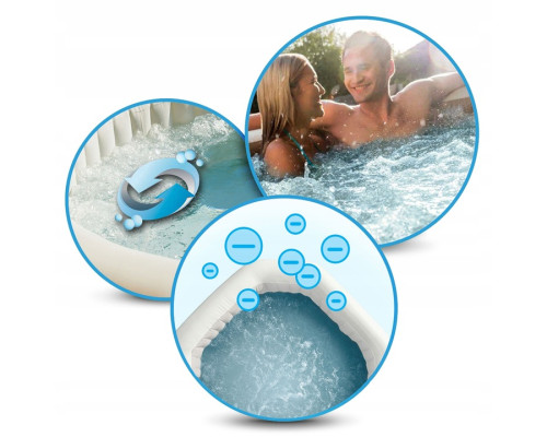 Джакузі-SPA надувне Intex 28450 з хлоргенератором 6-місне