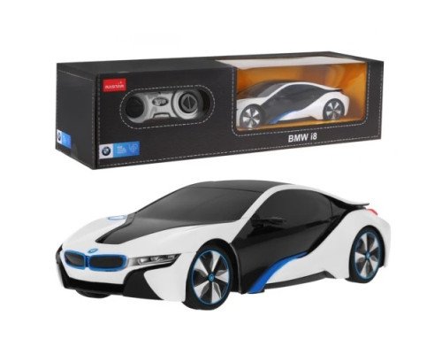 BMW i8 білий RASTAR модель 1:24 Авто на дистанційному керуванні + пульт 2,4 ГГц