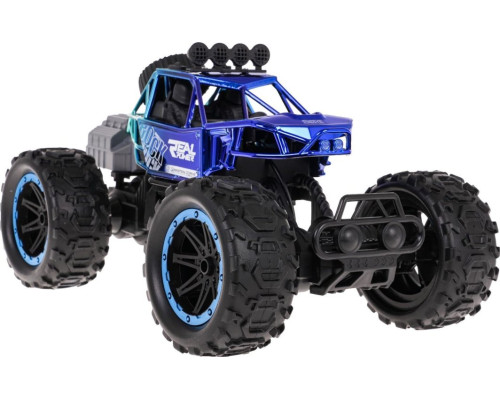 Гусенична машина з функцією диму на радіокеруванні, REAL ROCK синя