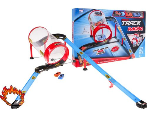 Дитяча гоночна траса з бочкою для дітей 3+