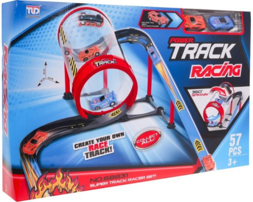 Дитяча гоночна траса з бочкою для дітей 3+