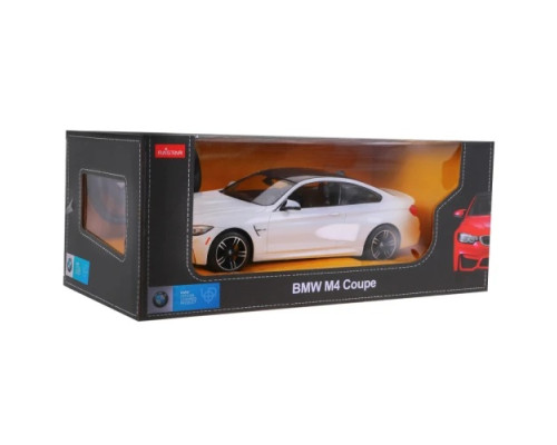 BMW M4 Coupe білий RASTAR модель 1:14 Авто на дистанційному керуванні + пульт 2,4 ГГц