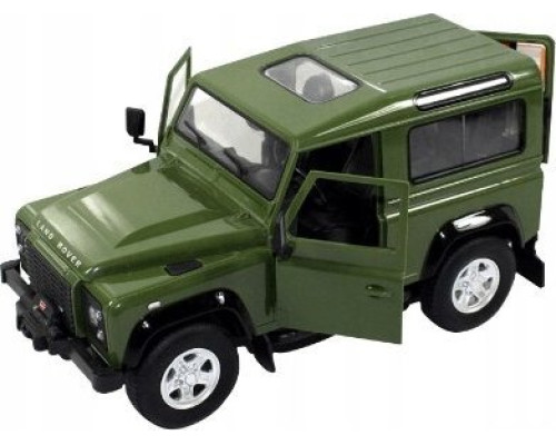 Land Rover Defender зелений RASTAR модель 1:14 Пульт автомобіля + Пульт 2,4 ГГц + Двері відкриваються вручну