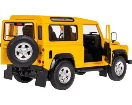 Land Rover Defender жовтий RASTAR модель 1:14 Пульт авто + Пульт 2,4 ГГц + Двері відкриваються вручну