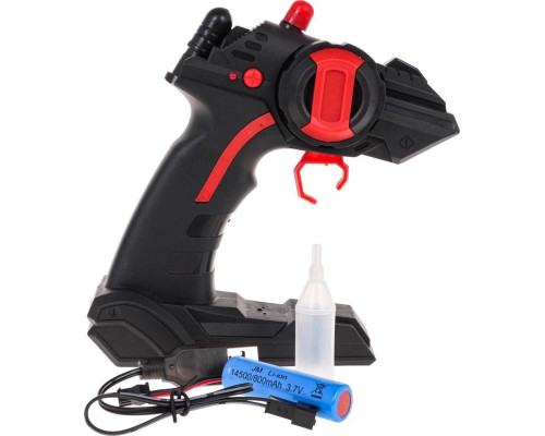 Гусенична машина REAL ROCK з функцією диму на радіокеруванні Червоний