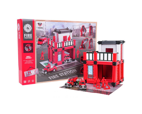 Дитячий набір Ramiz WF253-1A Пожежна станція + аксесуари