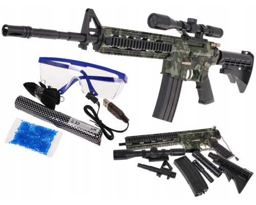 Дитяча гвинтівка з гелевими кульками M4 + аксесуари
