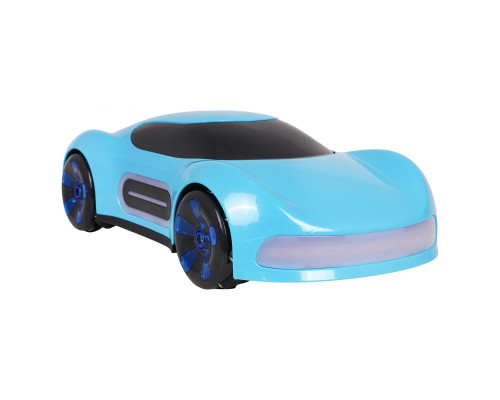 Дитяча машинка  Ramiz 7022-3D на дистанційному керуванні, блакитно-чорна